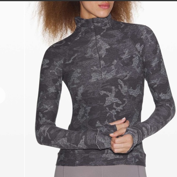 Lululemon Outrun the Elements 1/2 Zip Camo - Picture 3 of 11